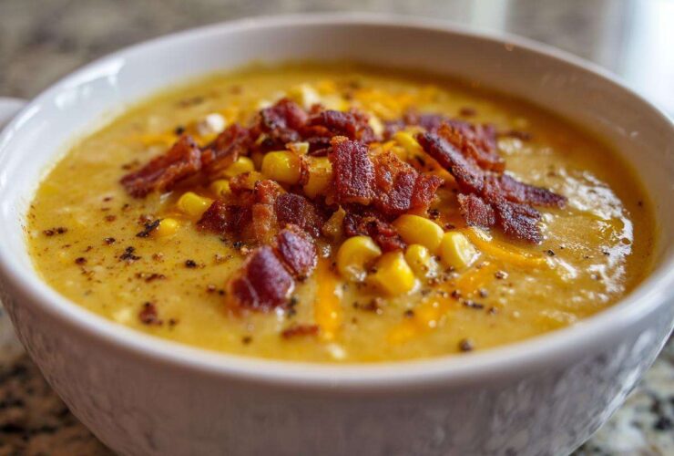 Bacon Cheddar Corn Chowder