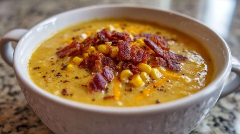Bacon Cheddar Corn Chowder