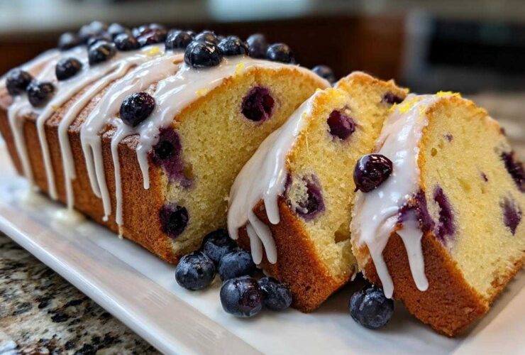 Blueberry Lemon Pound Cake