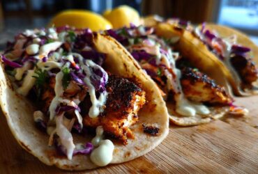 Cajun Blackened Fish Tacos
