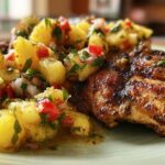 Caribbean Jerk Chicken with Pineapple Salsa