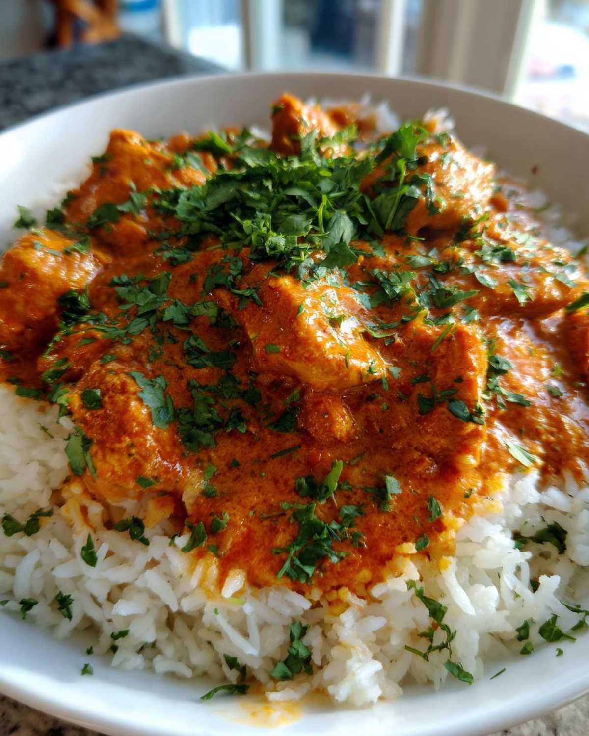 Chicken Tikka Masala over Basmati Rice - detail 2