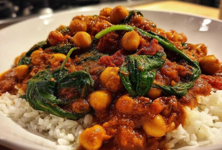 Chickpea and Spinach Curry