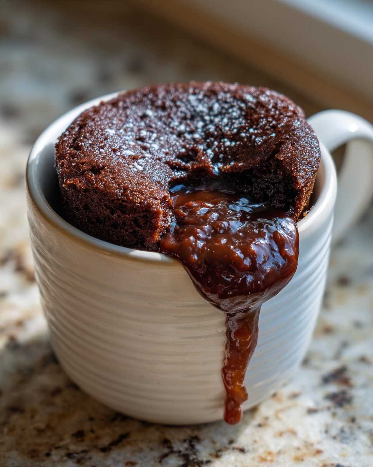 Chocolate Lava Mug Cake - detail 1
