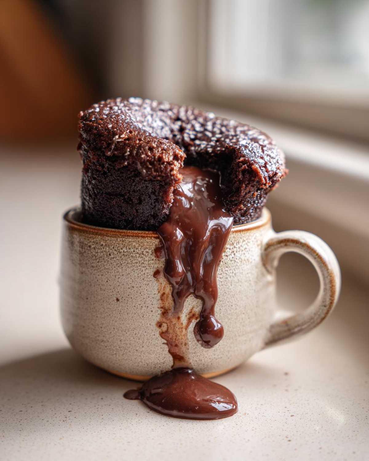 Chocolate Lava Mug Cake - detail 2