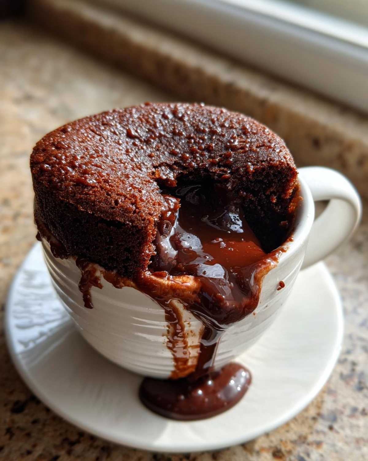 Chocolate Lava Mug Cake - detail 3