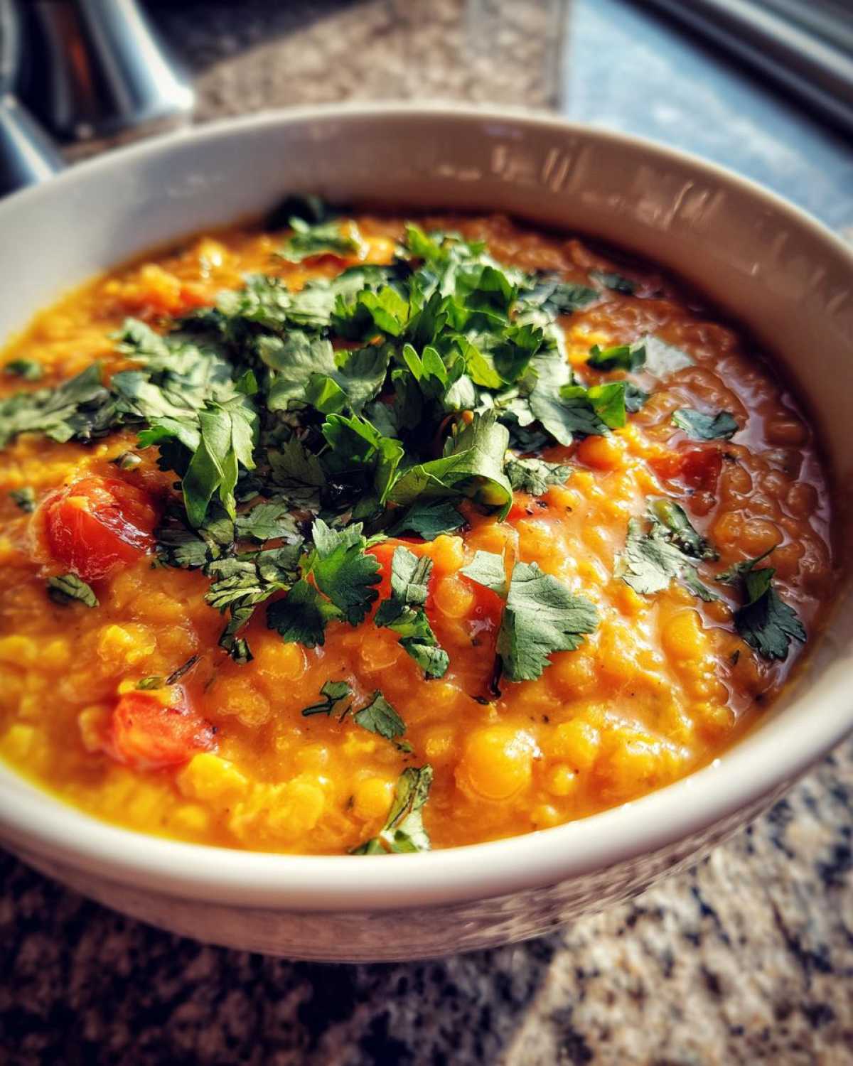Coconut Curry Lentil Soup - detail 1