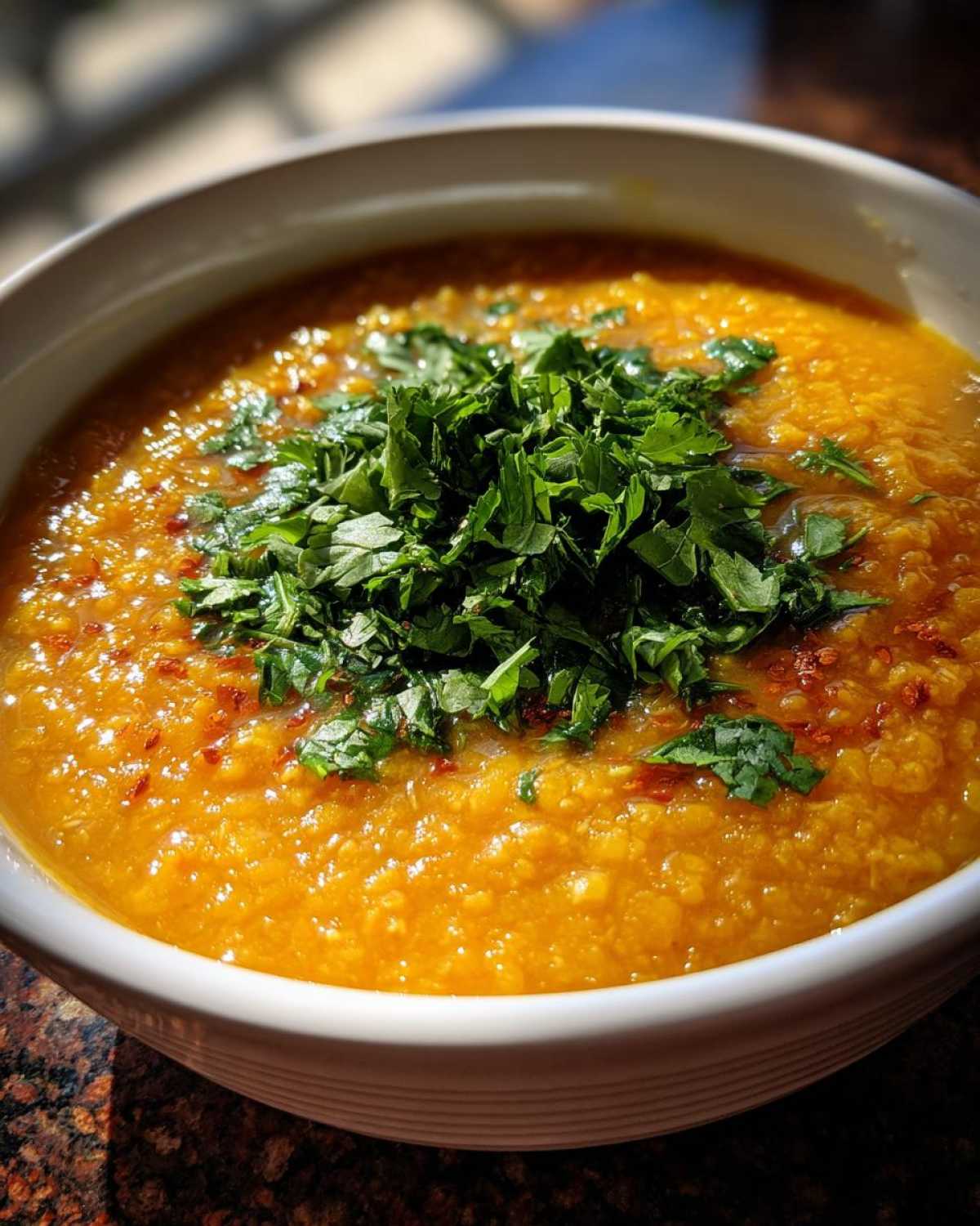 Coconut Curry Lentil Soup - detail 2