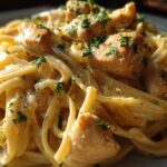 Creamy Chicken Alfredo Linguine