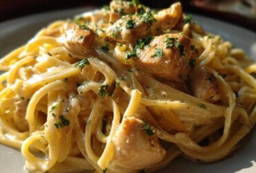 Creamy Chicken Alfredo Linguine