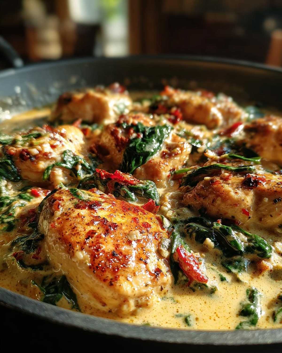 Creamy Tuscan Chicken Skillet - detail 1