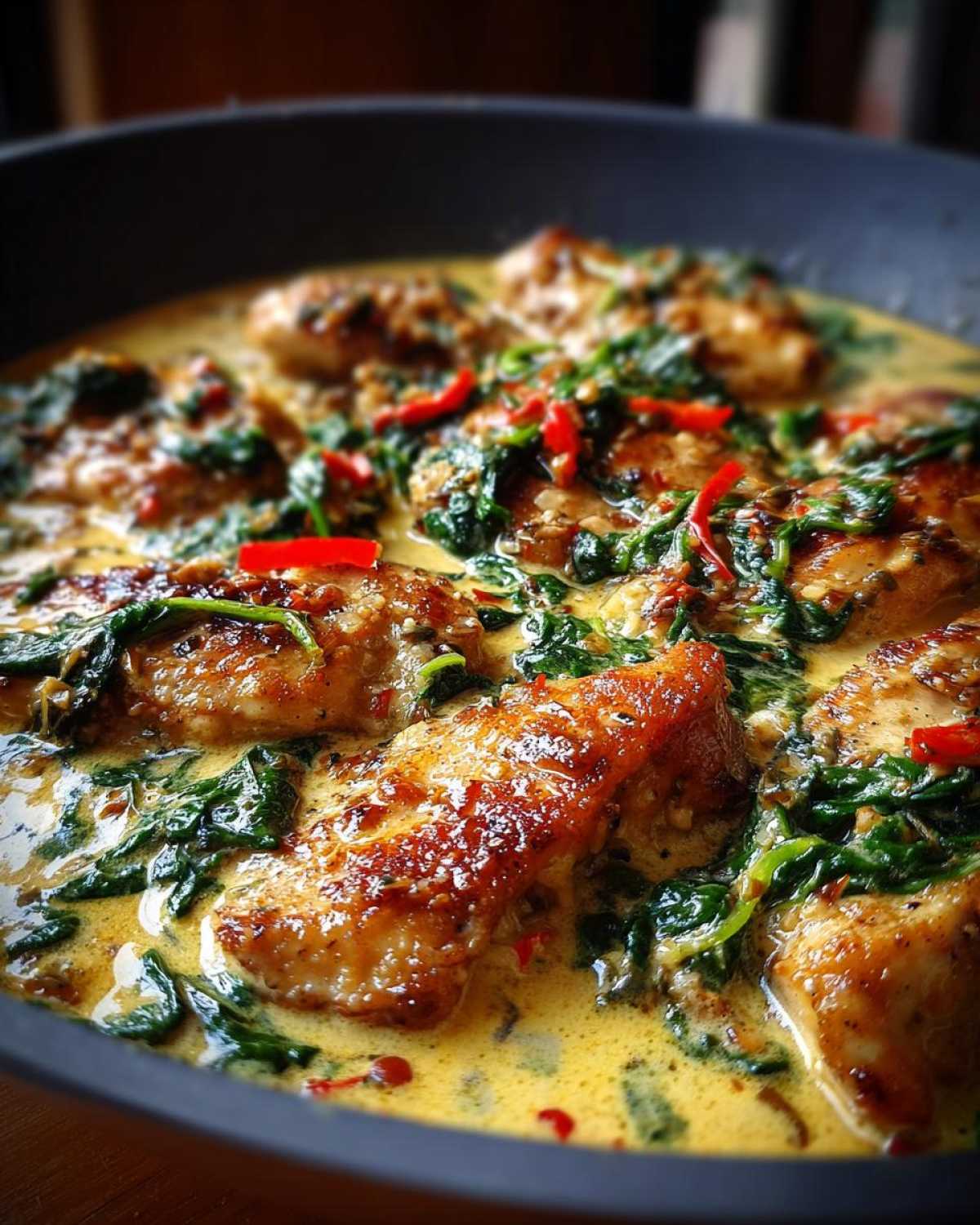 Creamy Tuscan Chicken Skillet - detail 2