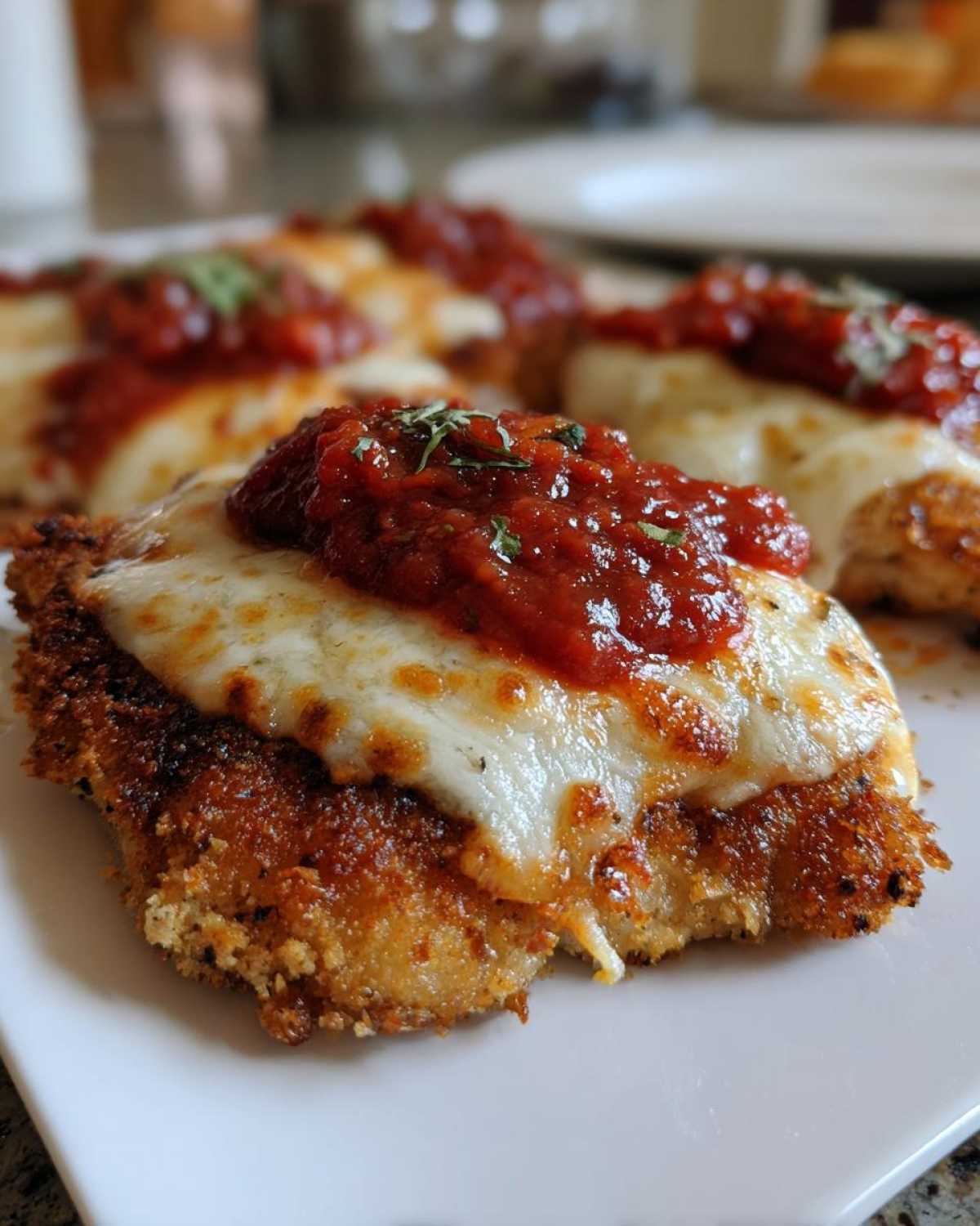 Crispy Baked Chicken Parmesan - detail 2
