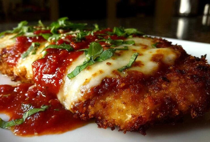 Crispy Baked Chicken Parmesan