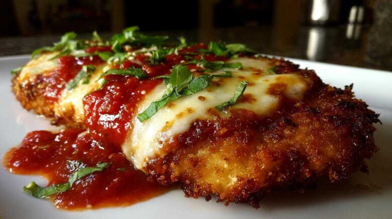 Crispy Baked Chicken Parmesan