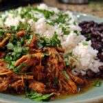 Cuban Mojo Pork with Rice and Beans
