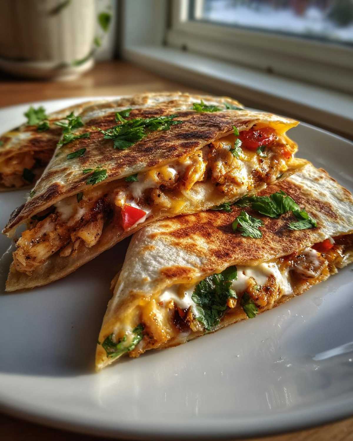 Easy Chicken Fajita Quesadillas - detail 1