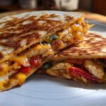 Easy Chicken Fajita Quesadillas