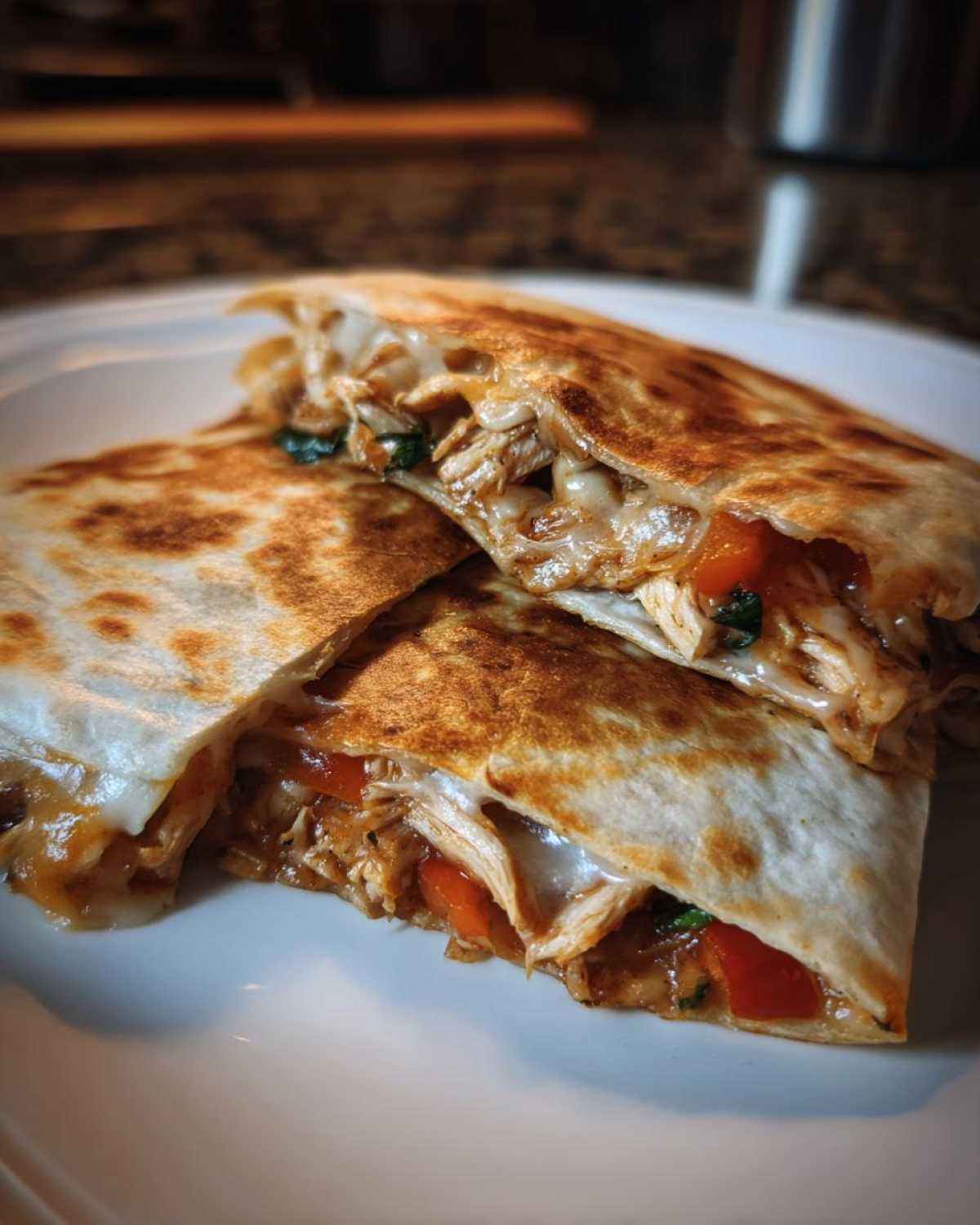 Easy Chicken Fajita Quesadillas - detail 4