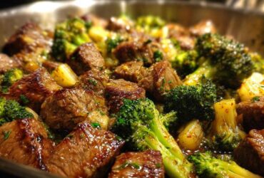 Garlic Butter Steak Bites with Broccoli