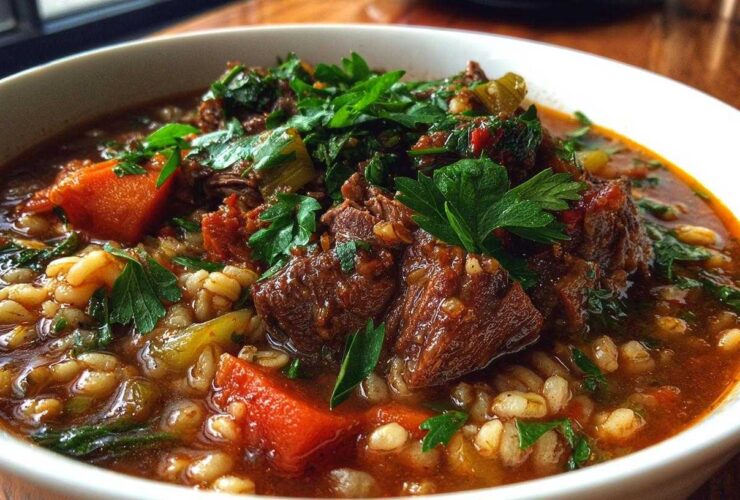 Hearty Beef and Barley Soup