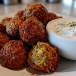 Homemade Falafel with Tzatziki Sauce