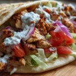Homemade Greek Chicken Gyros