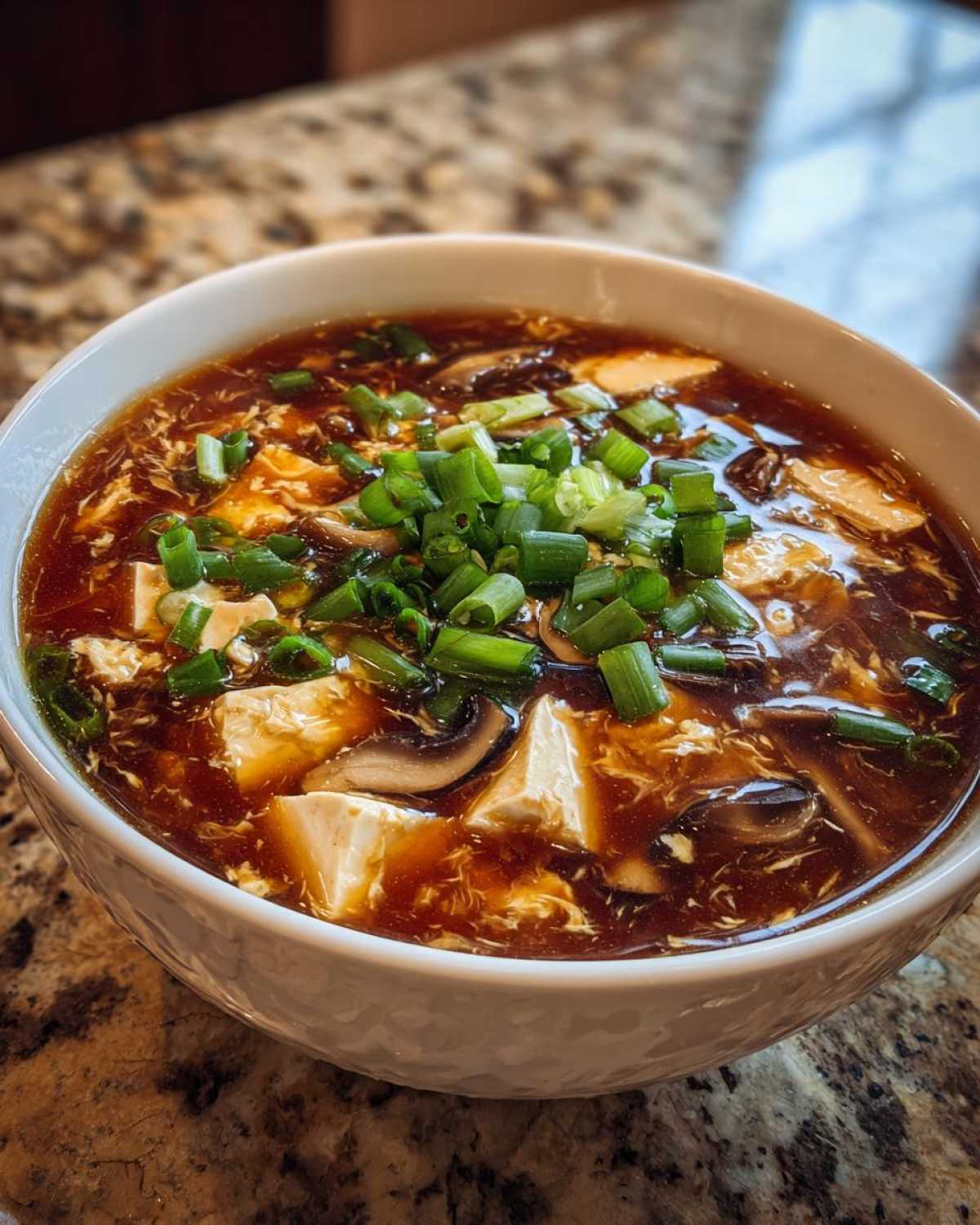 Hot and Sour Soup (Chinese) - detail 1