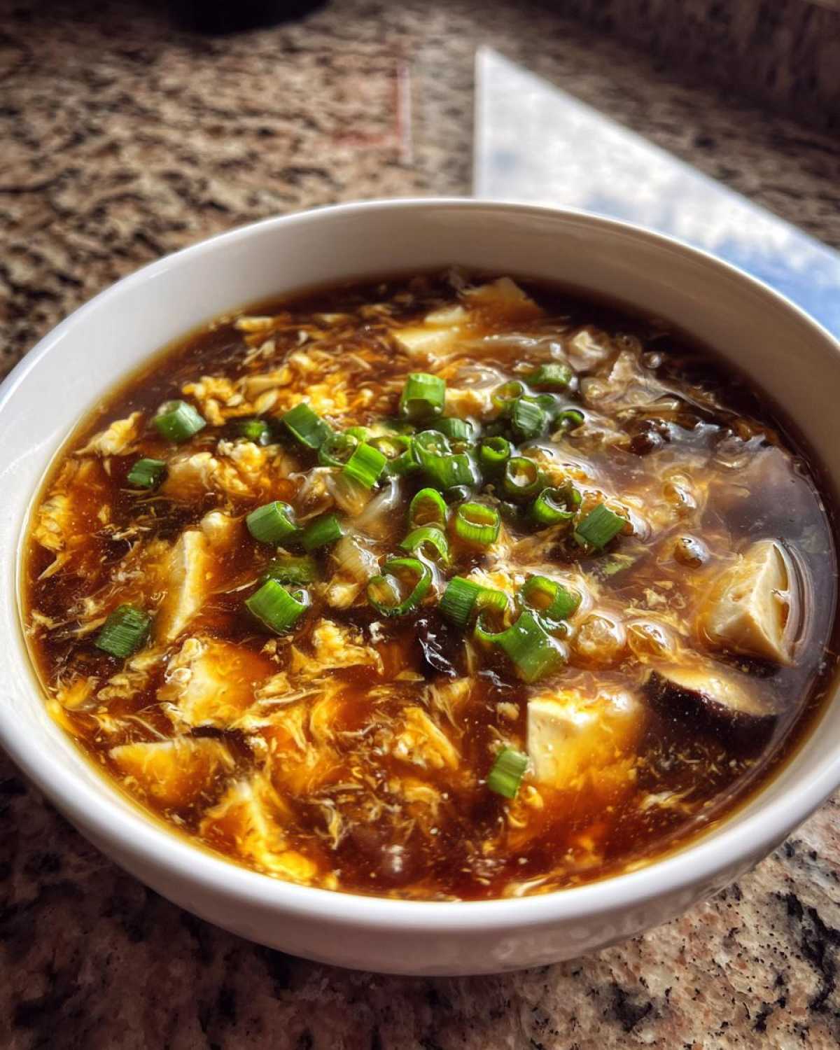 Hot and Sour Soup (Chinese) - detail 3