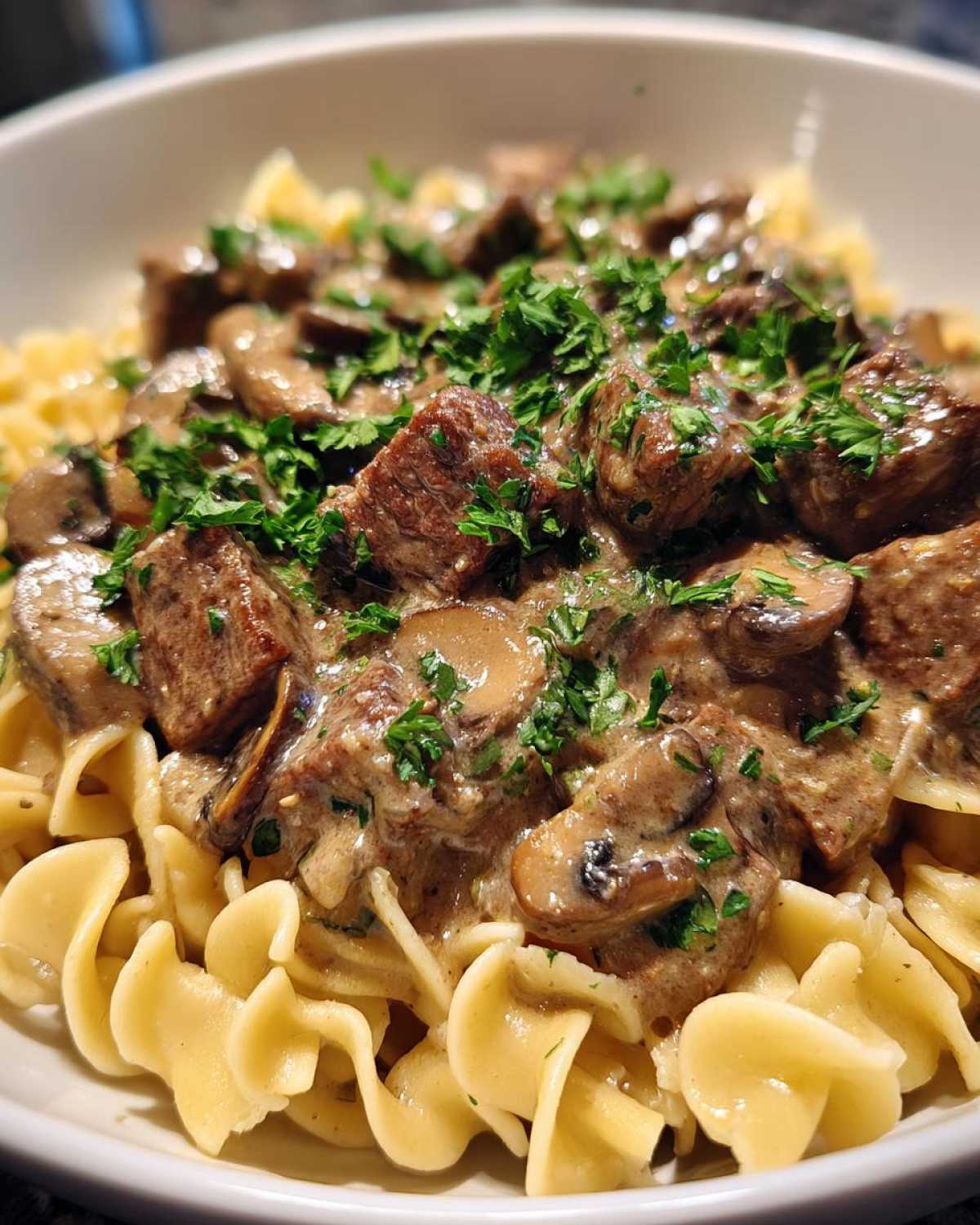 Instant Pot Beef Stroganoff - detail 1