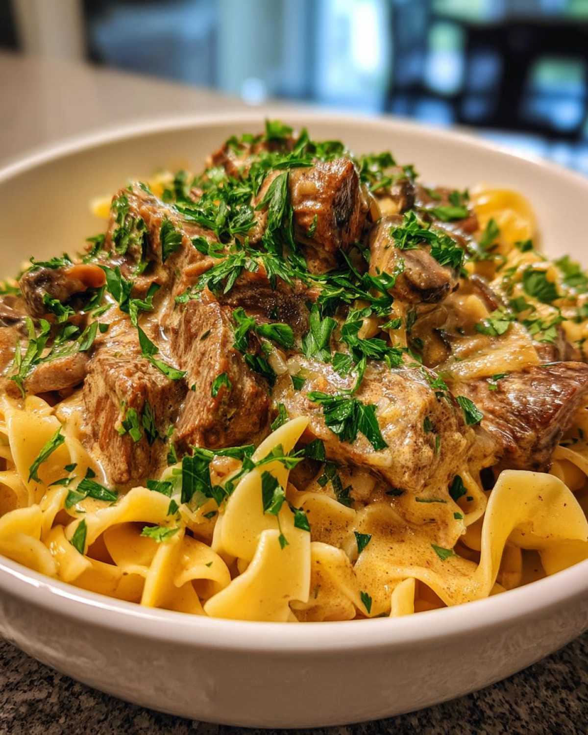 Instant Pot Beef Stroganoff - detail 2