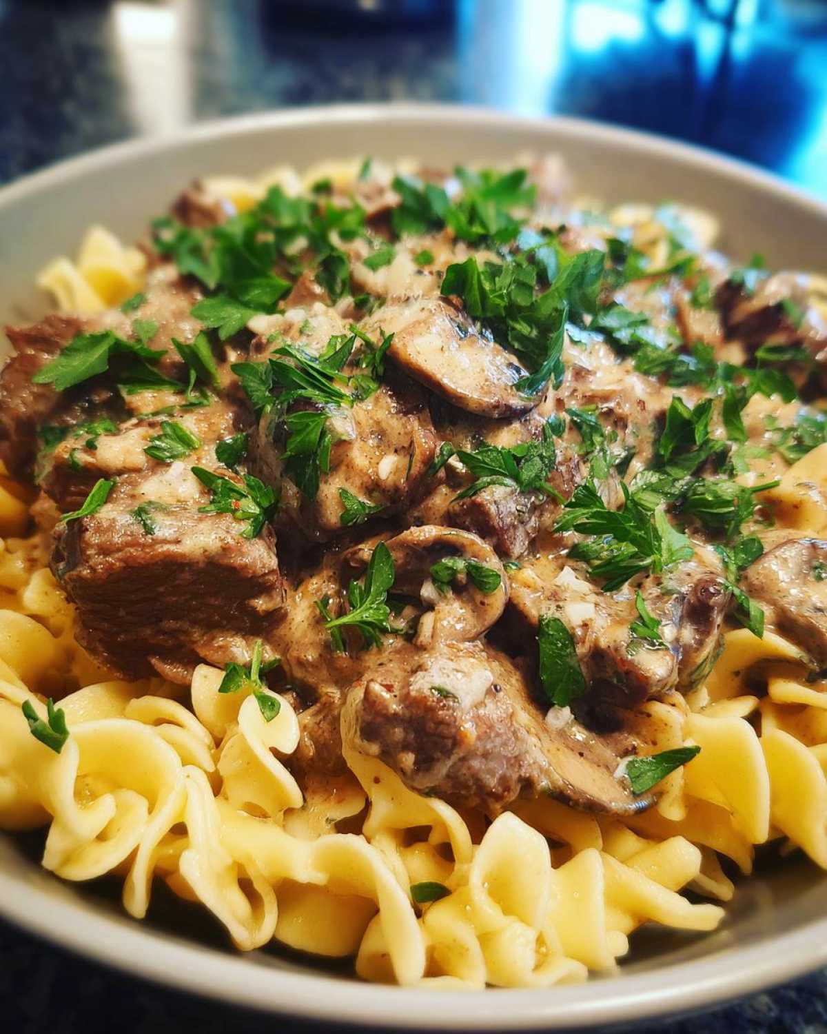 Instant Pot Beef Stroganoff - detail 3