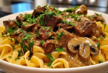 Instant Pot Beef Stroganoff