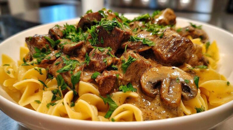 Instant Pot Beef Stroganoff