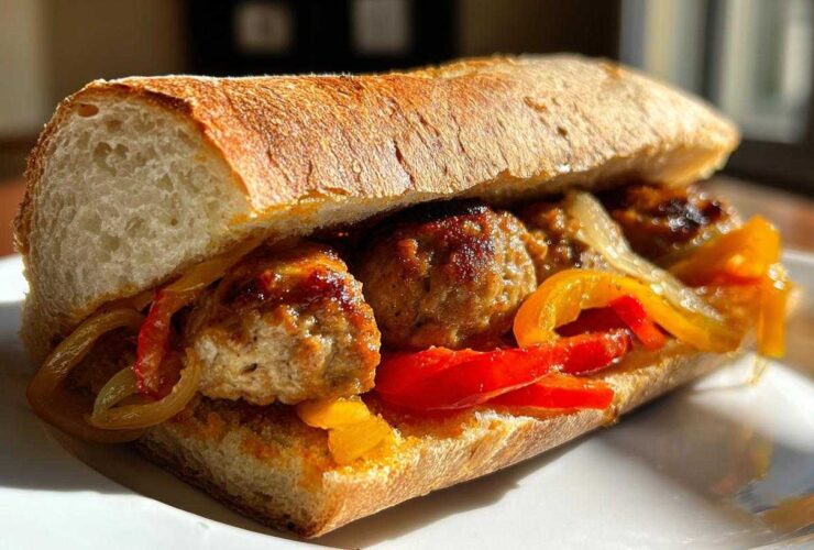 Italian Sausage and Peppers Sandwiches