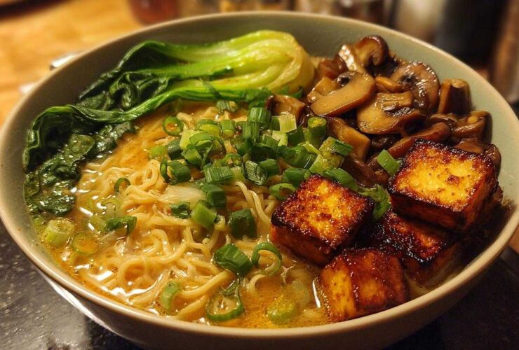Japanese Miso Ramen with Tofu