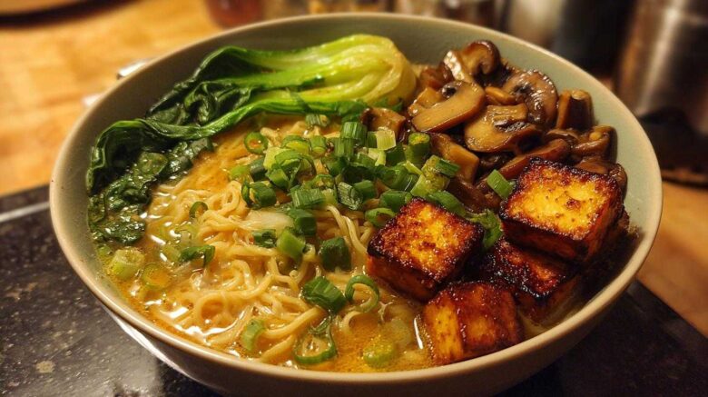 Japanese Miso Ramen with Tofu