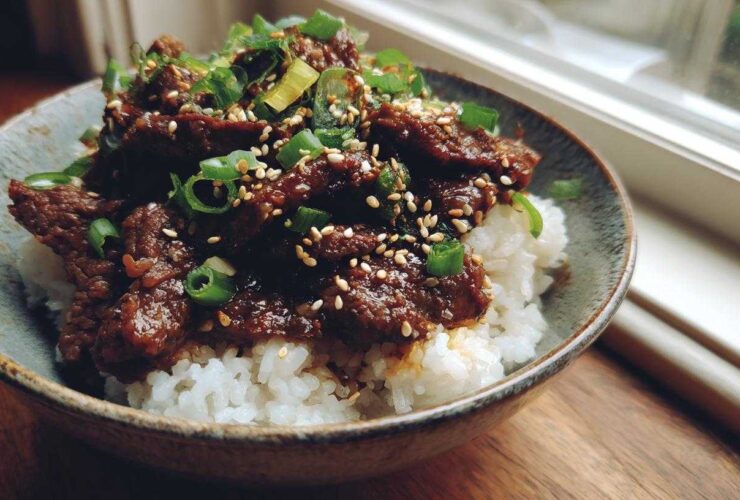 Korean Beef Bulgogi Rice Bowls