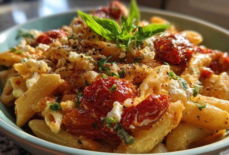 Limessa’s Baked Tomato Feta Pasta