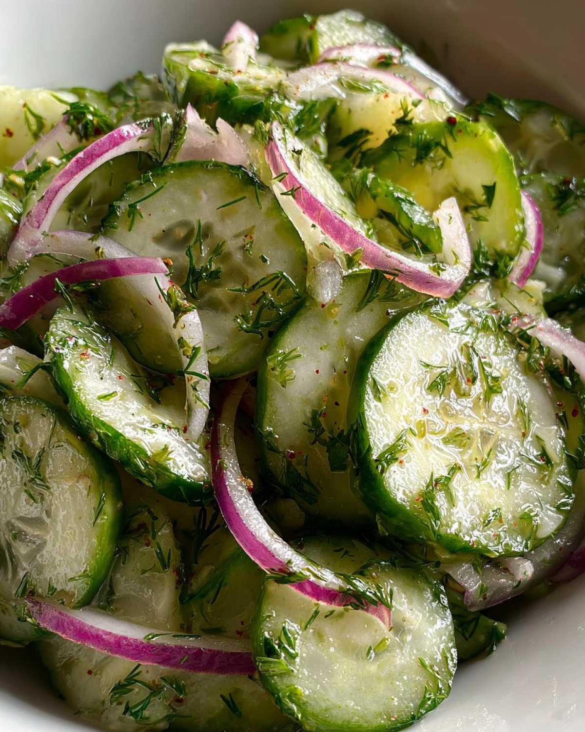 Logan Moffitt’s Tangy Cucumber Salad - detail 3