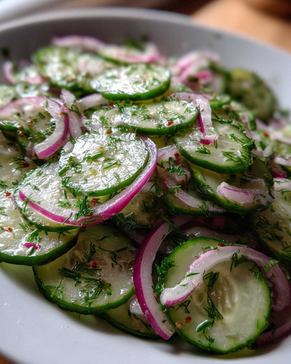 Logan Moffitt’s Tangy Cucumber Salad - detail 4