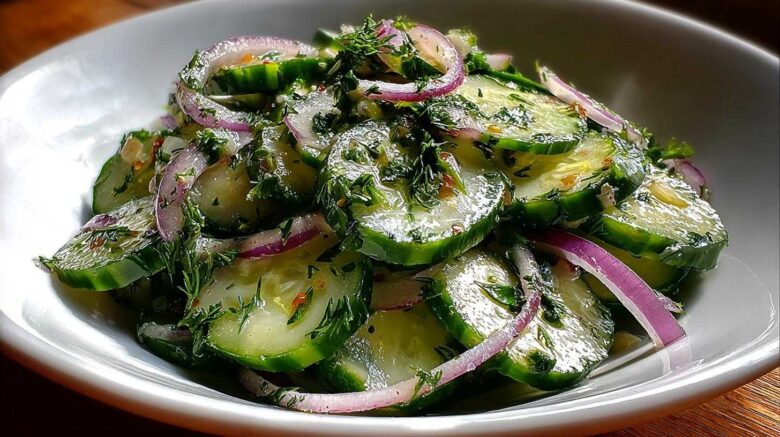 Logan Moffitt’s Tangy Cucumber Salad
