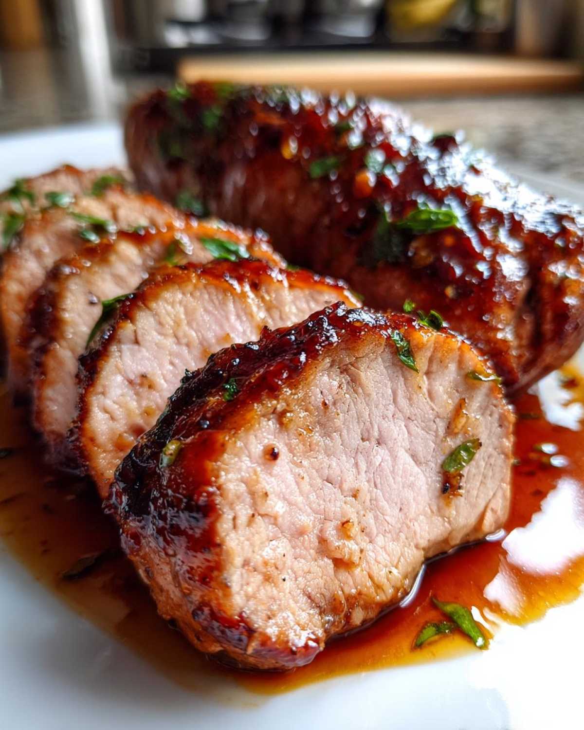 Maple Dijon Glazed Pork Tenderloin - detail 1