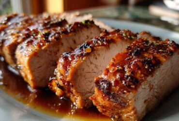 Maple Dijon Glazed Pork Tenderloin