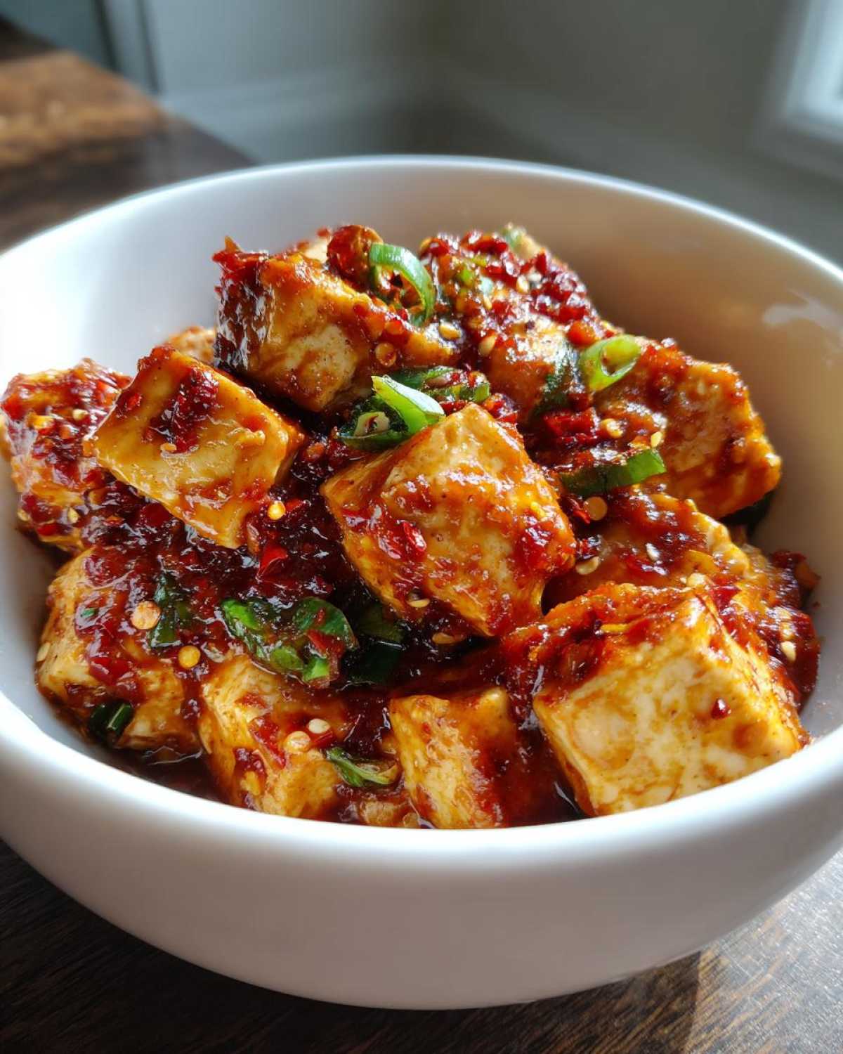 Mapo Tofu (Szechuan Spicy Tofu Stir-Fry) - detail 1