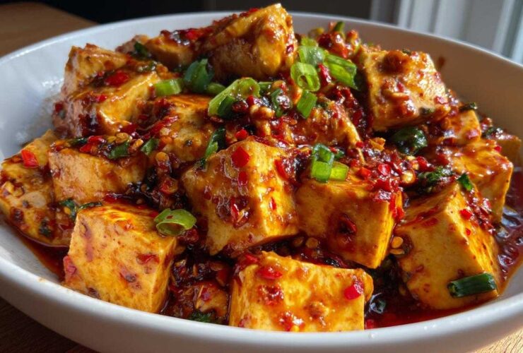 Mapo Tofu (Szechuan Spicy Tofu Stir-Fry)