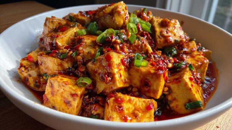 Mapo Tofu (Szechuan Spicy Tofu Stir-Fry)