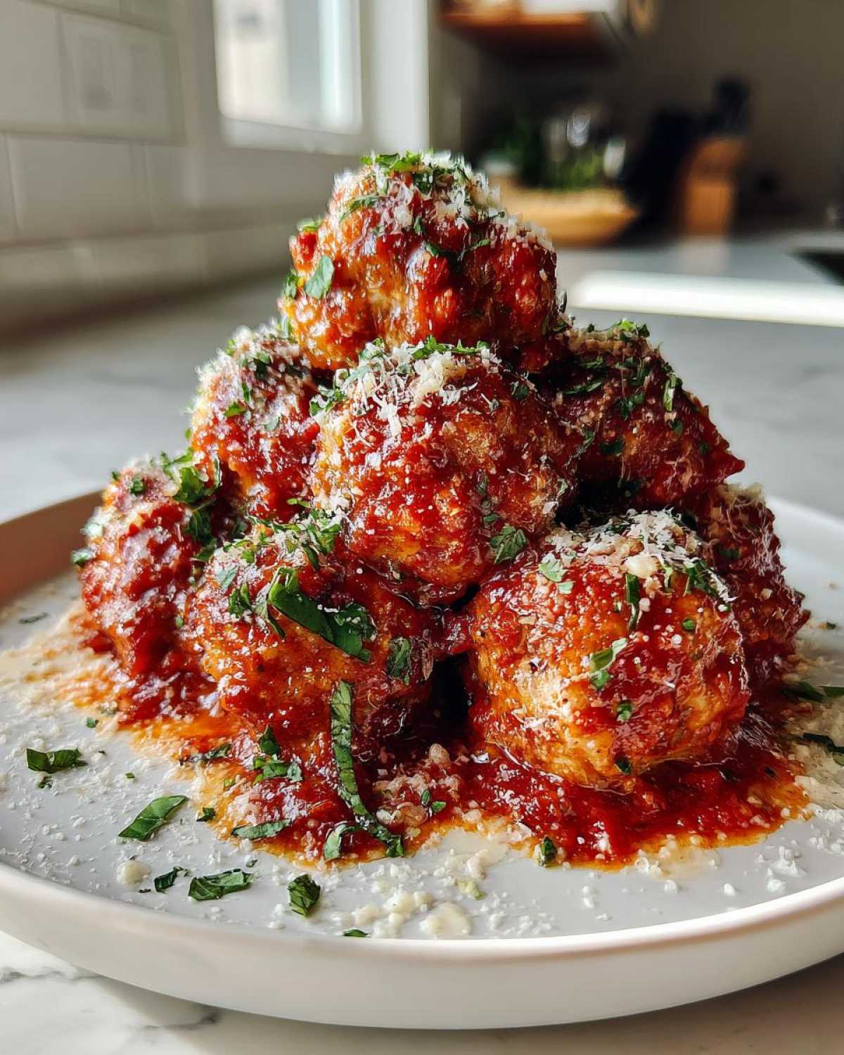 Mini Chicken Parmesan Meatballs - detail 3