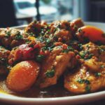 Moroccan Chicken Tagine with Apricots
