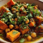 Moroccan Chickpea and Sweet Potato Stew